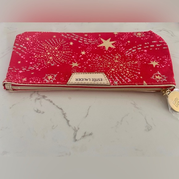 Estee Lauder Red Gold Star Constellation Cosmetics
Makeup Bag- NEW! - Picture 5 of 9